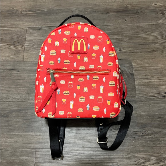 McDonald's Bags Mcdonalds Mealtime Favorites Allover Print Mini